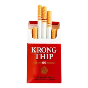 บุหรี่นอก กรองทิพย์ ๙๐ Khongtip (ซองแข็ง)
