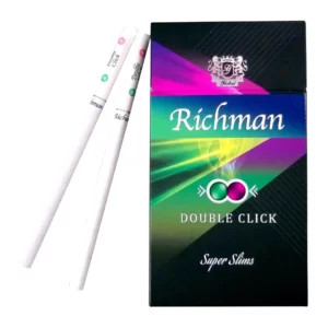 บุหรี่นอก Richman Super slims (2 เม็ดบีบ)